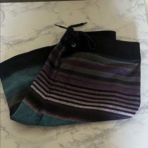 Burnside Black and White Swimwear